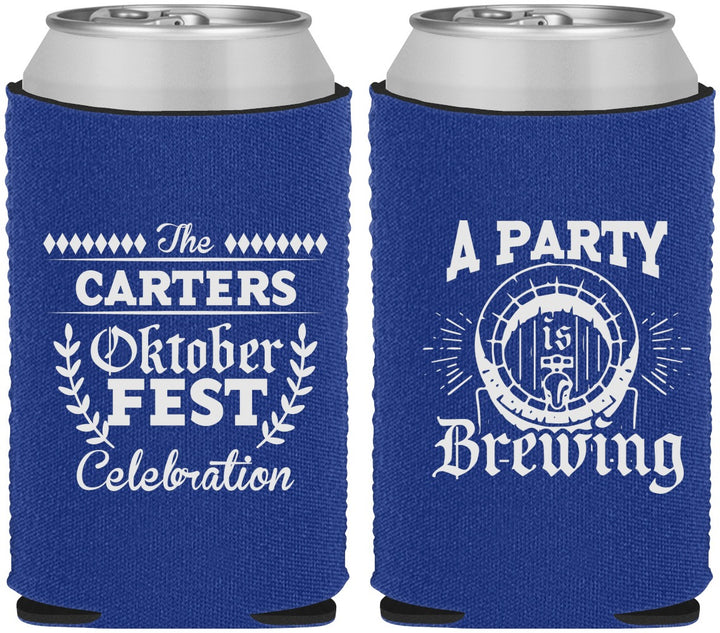 Custom Oktoberfest Neoprene Can Coolers - Beer Keg | 240017