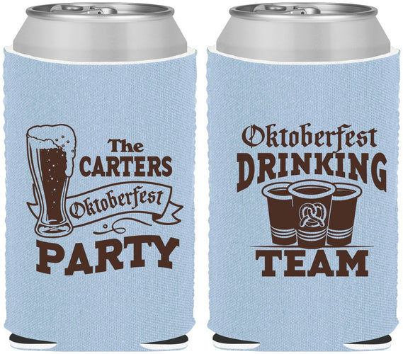 Custom Oktoberfest Neoprene Can Coolers - Drinking Team | 240018