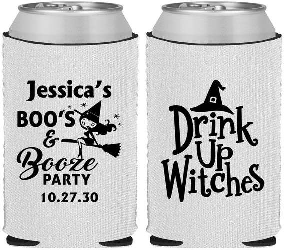 Custom Halloween Neoprene Can Coolers - Drink Up Witches | 250001