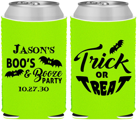 Custom Halloween Neoprene Can Coolers - Trick Or Treat | 250002