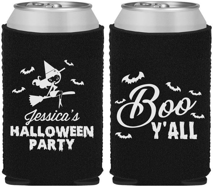 Custom Halloween Neoprene Can Coolers - Witch Boo | 250015
