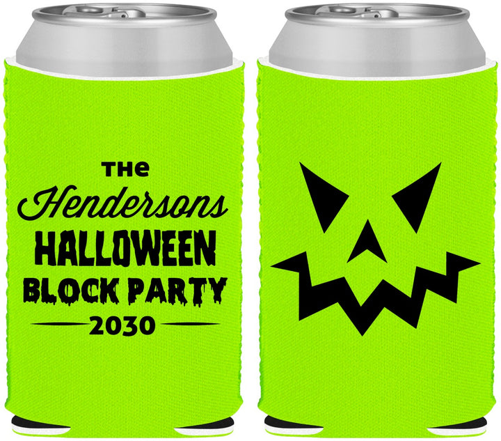 Custom Halloween Neoprene Can Coolers - Pumpkin | 250034