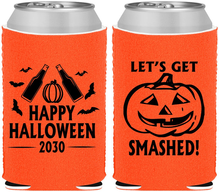 Custom Halloween Neoprene Can Coolers - Lets Get Smashed | 250036