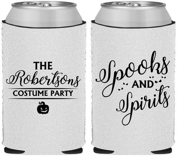 Custom Halloween Neoprene Can Coolers - Spooks Spirits | 250037