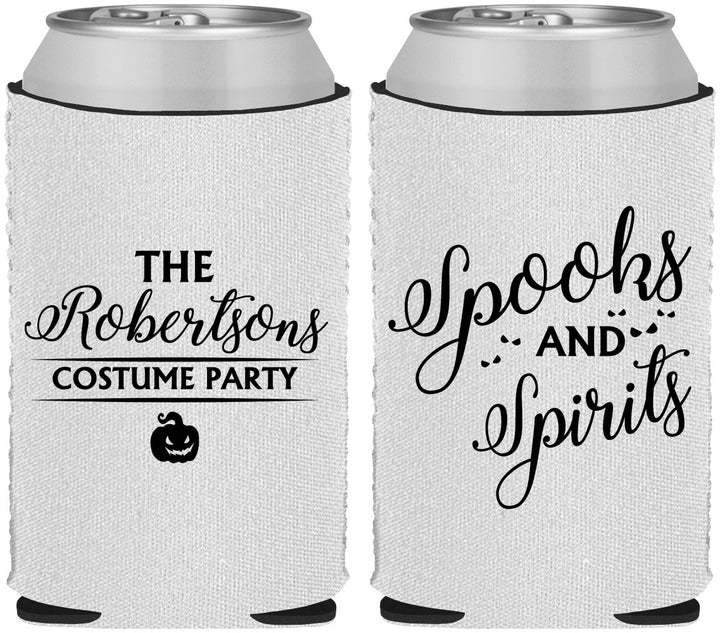 Custom Halloween Neoprene Can Coolers - Spooks Spirits | 250037
