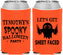 Custom Halloween Neoprene Can Coolers - Ghost Sheet Faced | 250044