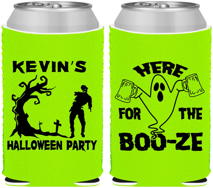 Custom Halloween Neoprene Can Coolers - Ghost | 250046