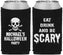 Custom Halloween Neoprene Can Coolers - Eat Drink Be Scary | 250059