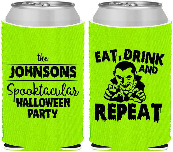 Custom Halloween Neoprene Can Coolers - Dracula | 250062