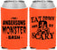 Custom Halloween Neoprene Can Coolers - Werewolf Monster | 250064