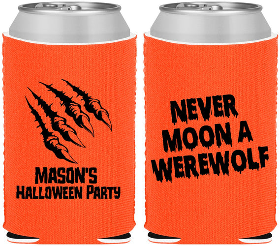 Custom Halloween Neoprene Can Coolers - Werewolf | 250068