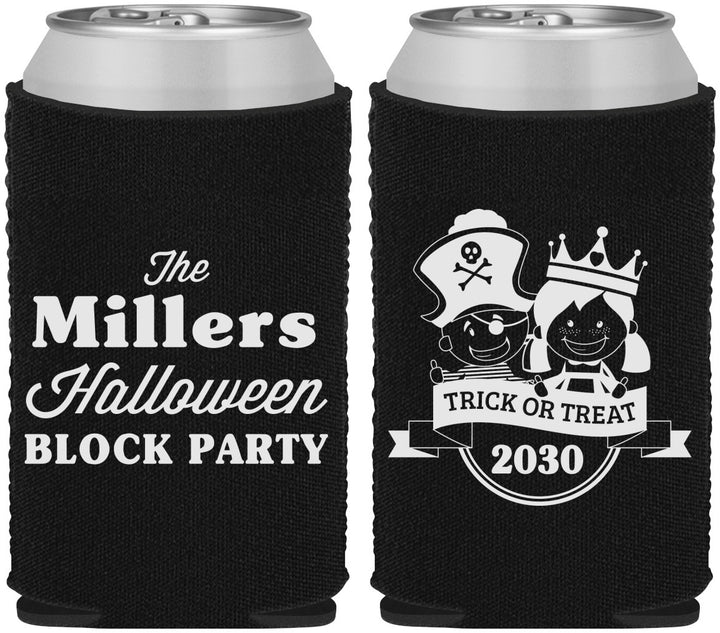 Custom Halloween Neoprene Can Coolers - Trick Or Treat | 250079