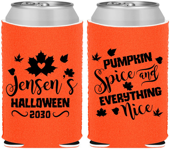 Custom Halloween Neoprene Can Coolers - Pumpkin | 250080