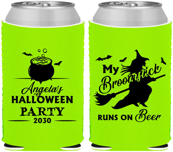 Custom Halloween Neoprene Can Coolers - Witch | 250090