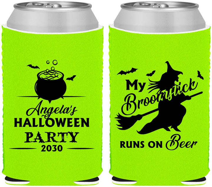 Custom Halloween Neoprene Can Coolers - Witch | 250090