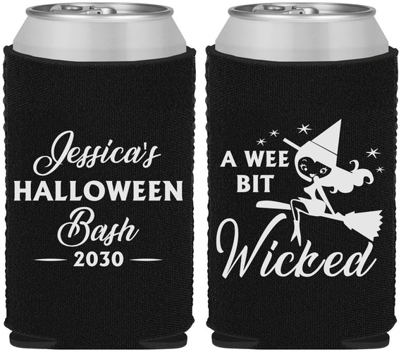Custom Halloween Neoprene Can Coolers - Witch | 250091