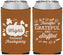 Custom Thanksgiving Neoprene Can Coolers - Grateful And Stuffed | 260000