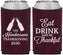 Custom Thanksgiving Neoprene Can Coolers - Eat Drink Thankful | 260001