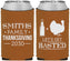 Custom Thanksgiving Neoprene Can Coolers - Lets Get Basted | 260008