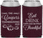 Custom Thanksgiving Neoprene Can Coolers - Eat Drink Thankful | 260009