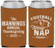 Custom Thanksgiving Neoprene Can Coolers - Football Turkey | 260012