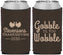 Custom Thanksgiving Neoprene Can Coolers - Gobble Til You Wobble | 260034