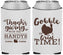Custom Thanksgiving Neoprene Can Coolers - Turkey Gobble | 260043