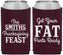 Custom Thanksgiving Neoprene Can Coolers - Fat Pants Ready | 260045