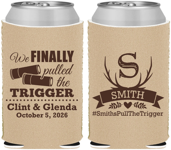 Custom Wedding Neoprene Can Coolers - Finally Pull The Trigger | 264