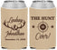 Custom Wedding Neoprene Can Coolers - The Hunt Is Over | 266
