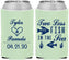 Custom Wedding Neoprene Can Coolers - Two Less Fish In The Sea | 270