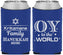 Custom Hanukkah Neoprene Can Coolers - Oy To The World | 270000
