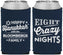 Custom Hanukkah Neoprene Can Coolers - Eight Crazy Nights | 270011