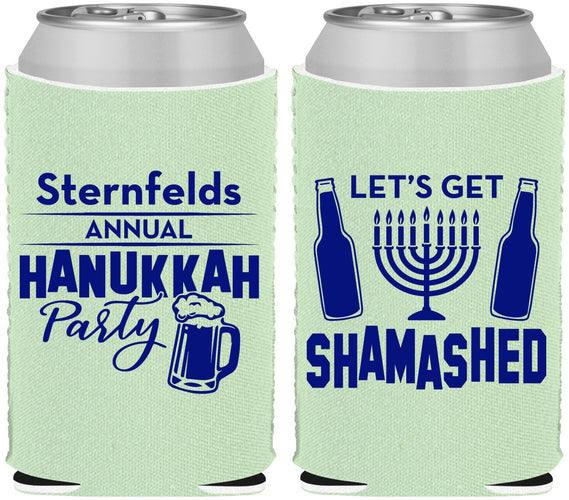 Custom Hanukkah Neoprene Can Coolers - Menorah | 270026