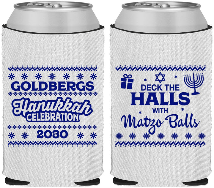 Custom Hanukkah Neoprene Can Coolers - Matzo Balls | 270029