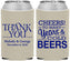 Custom Wedding Neoprene Can Coolers - Cheers Years Cold Beers | 271