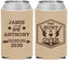 Custom Wedding Neoprene Can Coolers - The Hunt Is Over | 272
