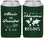 Custom Wedding Neoprene Can Coolers - The Adventure Begins | 276