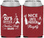 Custom Christmas Neoprene Can Coolers - Naughty Or Nice | 280000