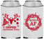 Custom Christmas Neoprene Can Coolers - Merry Af | 280014