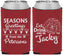 Custom Christmas Neoprene Can Coolers - Eat Drink Be Jacky | 280016