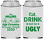 Custom Christmas Neoprene Can Coolers - Ugly Sweater | 280023