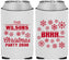 Custom Christmas Neoprene Can Coolers - Snowflakes | 280042