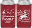 Custom Christmas Neoprene Can Coolers - Reindeer | 280044