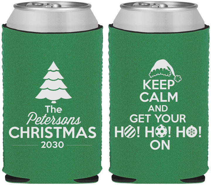 Custom Christmas Neoprene Can Coolers - Ho Ho Ho | 280061