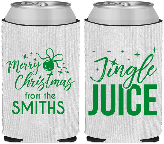 Custom Christmas Neoprene Can Coolers - Jingle Juice | 280067