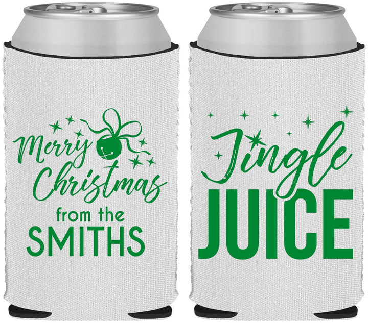 Custom Christmas Neoprene Can Coolers - Jingle Juice | 280067
