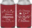 Custom Christmas Neoprene Can Coolers - Wine | 280068
