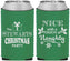 Custom Christmas Neoprene Can Coolers - Naughty Or Nice | 280069