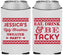 Custom Christmas Neoprene Can Coolers - Eat Drink Tacky | 280082